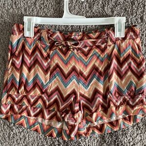 American Rag geometric draw string shorts